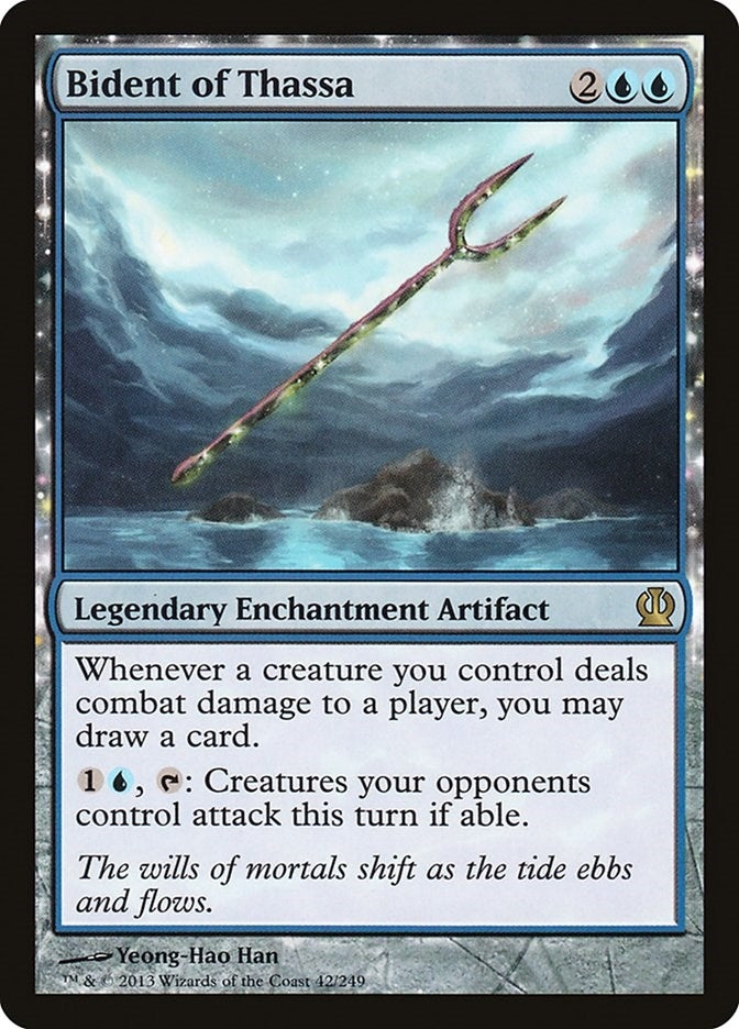 Image for Bident of Thassa (42) [Theros] - Magic: The Gathering