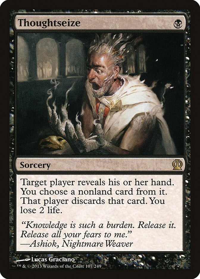 Image for Thoughtseize (107) [Theros] - Magic: The Gathering