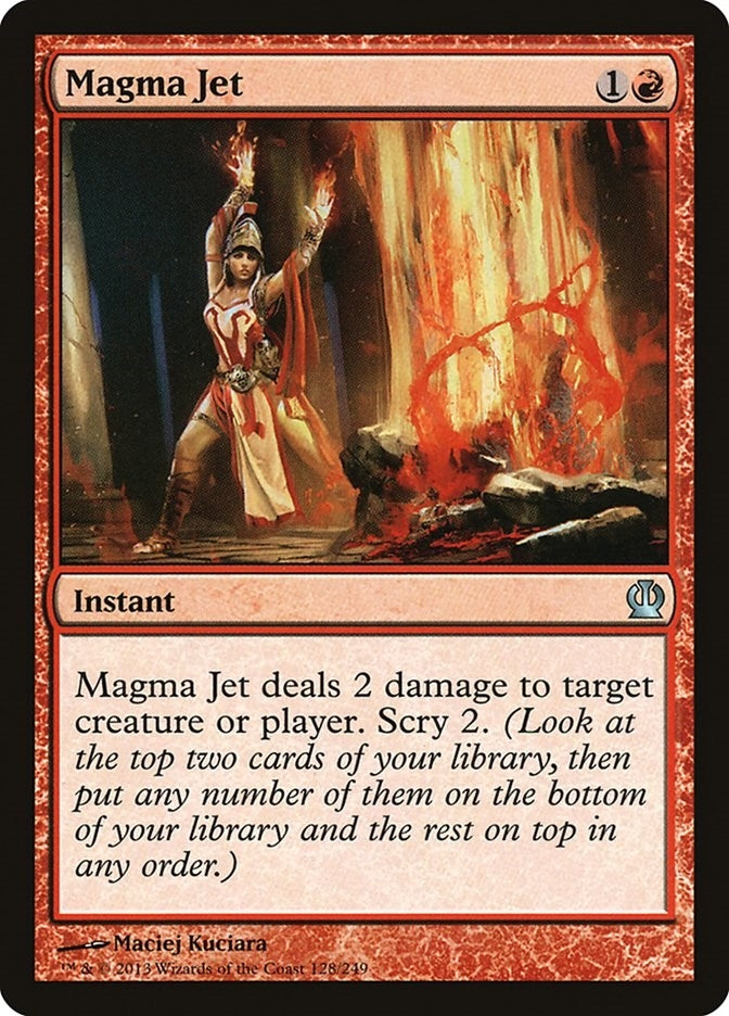 Image for Magma Jet (128) [Theros] - Magic: The Gathering
