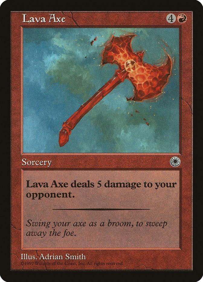 Image for Lava Axe [Portal] - Magic: The Gathering