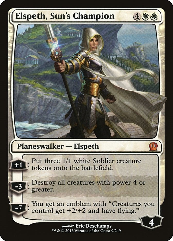 Image for Elspeth, Sun's Champion (9) [Theros] - Magic: The Gathering
