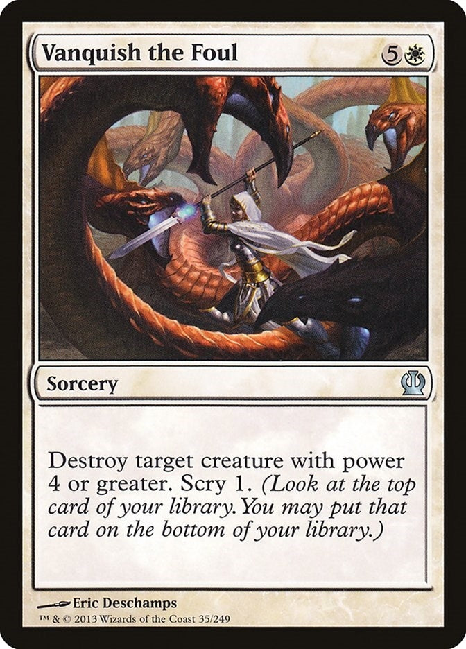Image for Vanquish the Foul (35) [Theros] - Magic: The Gathering