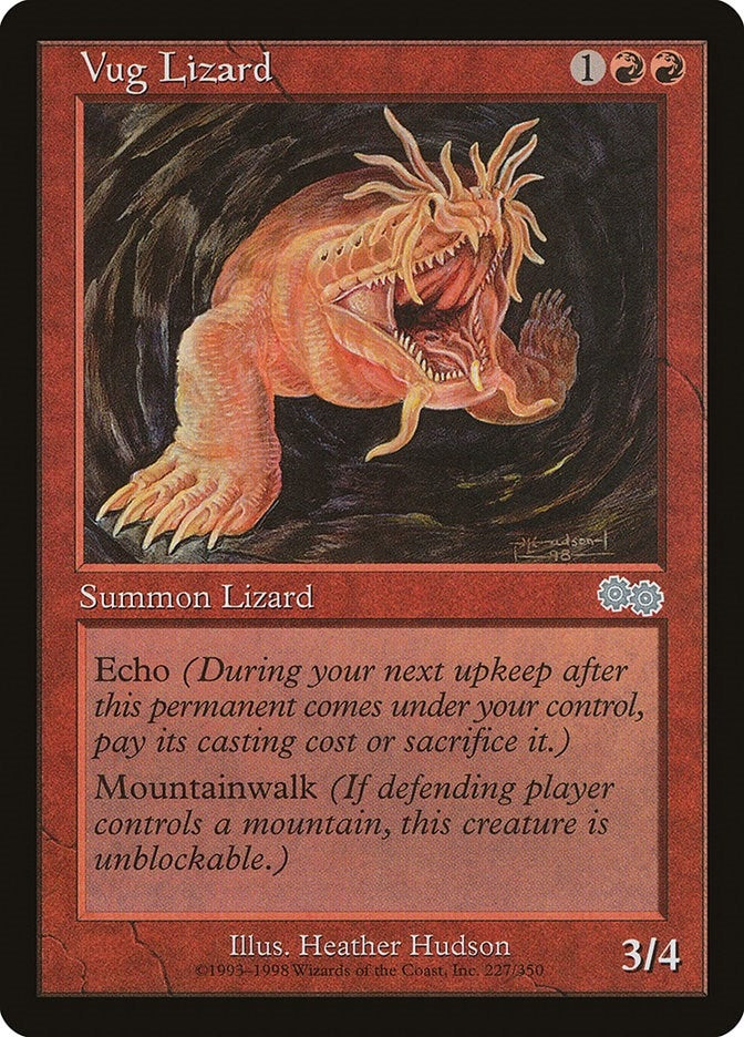 Image for Vug Lizard (227) [Urza's Saga] - Magic: The Gathering