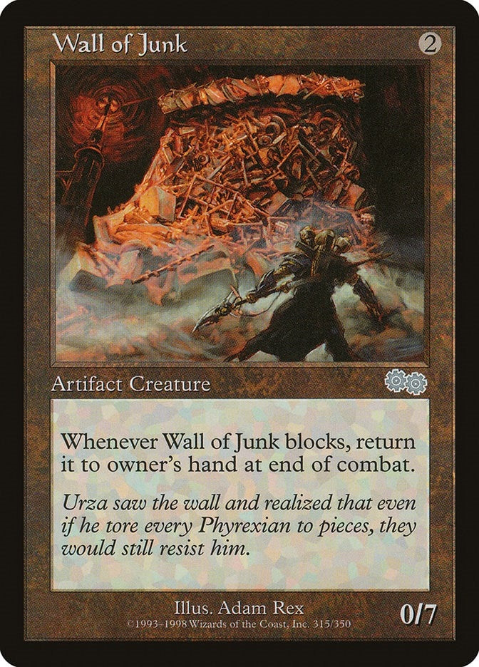 Image for Wall of Junk (315) [Urza's Saga] - Magic: The Gathering