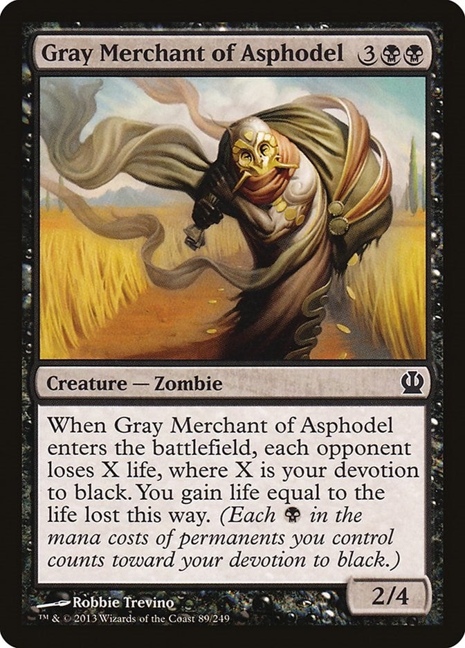 Image for Gray Merchant of Asphodel (89) [Theros] - Magic: The Gathering