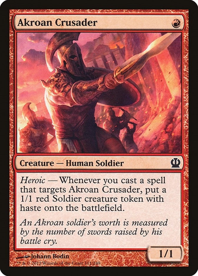 Image for Akroan Crusader (111) [Theros] - Magic: The Gathering