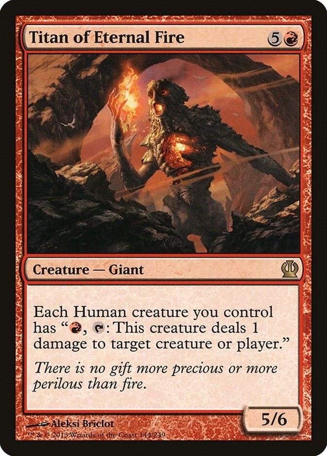 Image for Titan of Eternal Fire (144) [Theros] - Magic: The Gathering