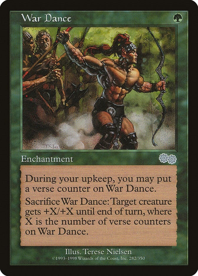 Image for War Dance (282) [Urza's Saga] - Magic: The Gathering