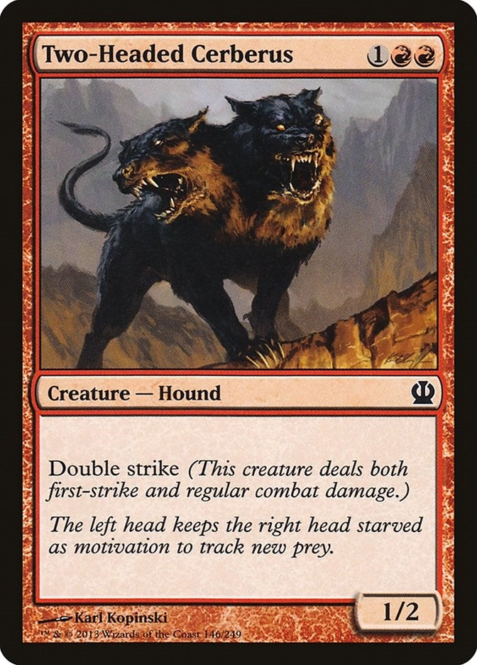 Image for Two-Headed Cerberus (146) [Theros] - Magic: The Gathering