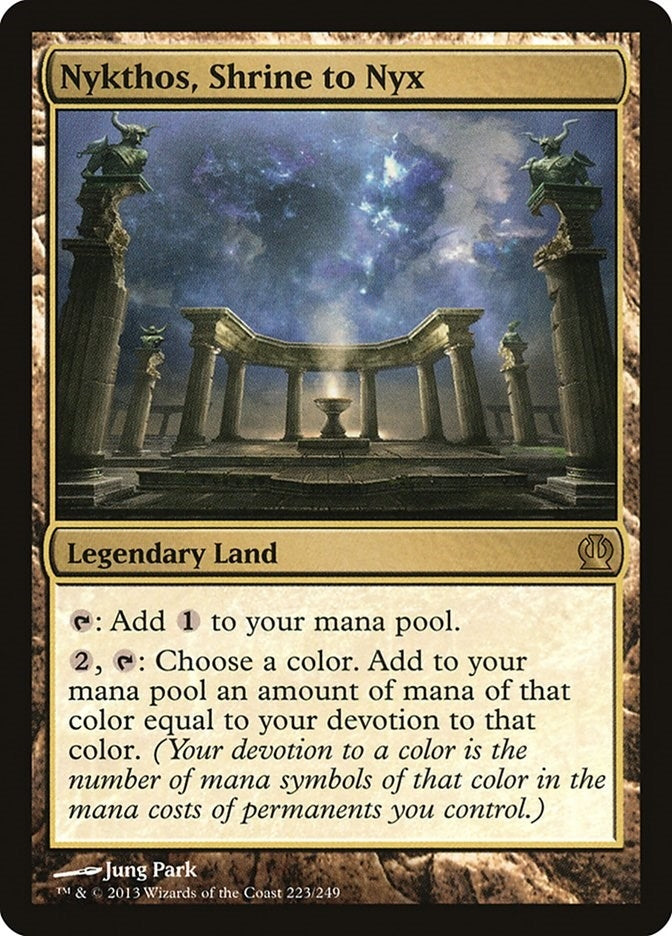 Image for Nykthos, Shrine to Nyx (223) [Theros] - Magic: The Gathering