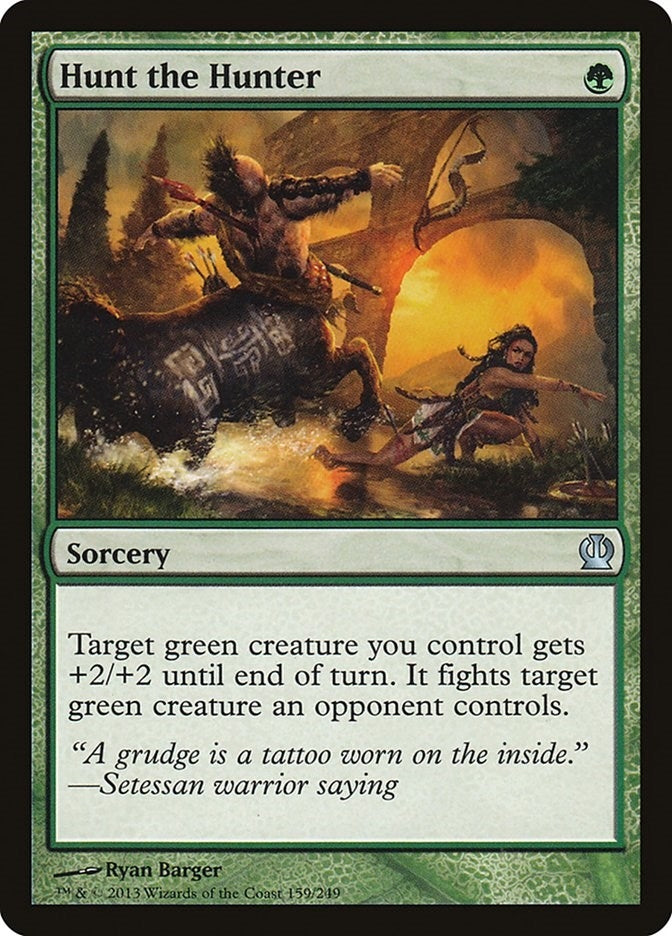 Image for Hunt the Hunter (159) [Theros] - Magic: The Gathering
