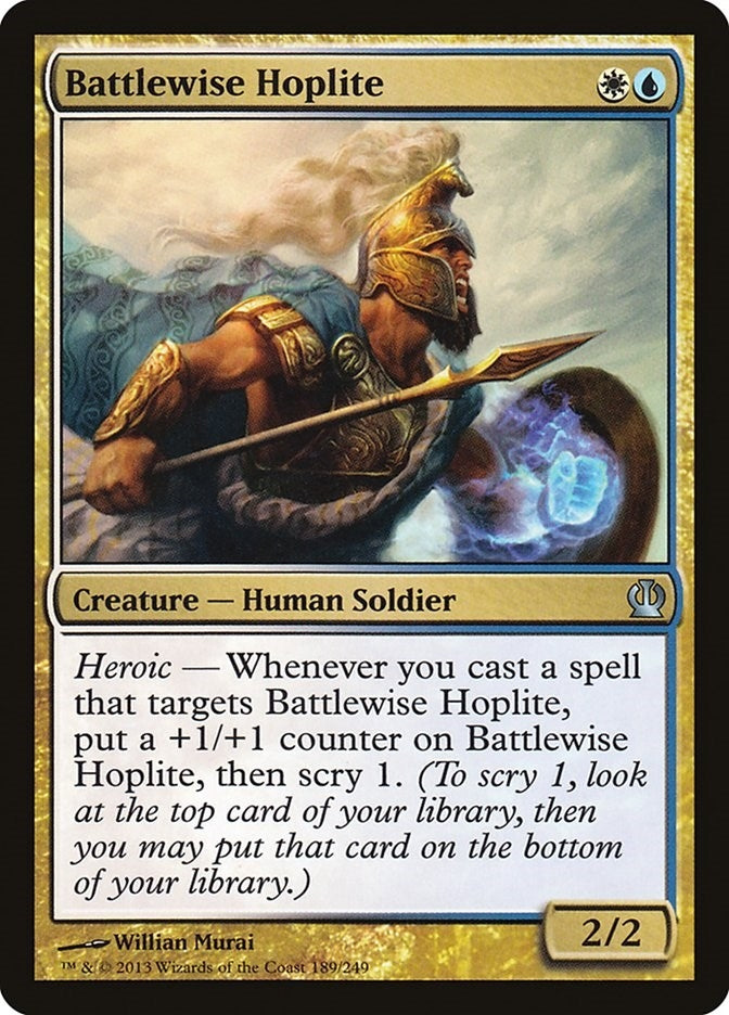 Image for Battlewise Hoplite (189) [Theros] - Magic: The Gathering