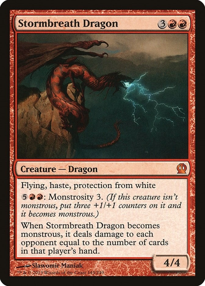 Image for Stormbreath Dragon (143) [Theros] - Magic: The Gathering