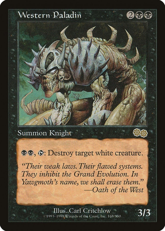 Image for Western Paladin (168) [Urza's Saga] - Magic: The Gathering