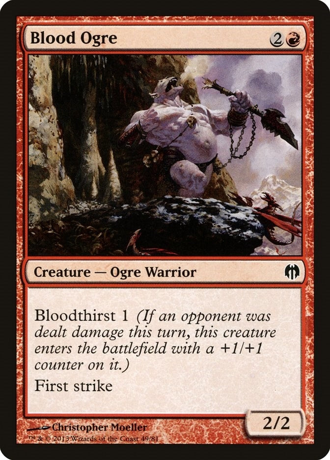 Image for Blood Ogre (49) [Heroes vs. Monsters] - Magic: The Gathering