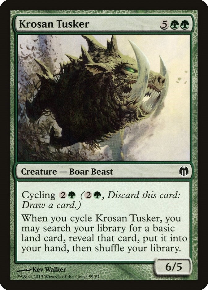 Image for Krosan Tusker (59) [Heroes vs. Monsters] - Magic: The Gathering