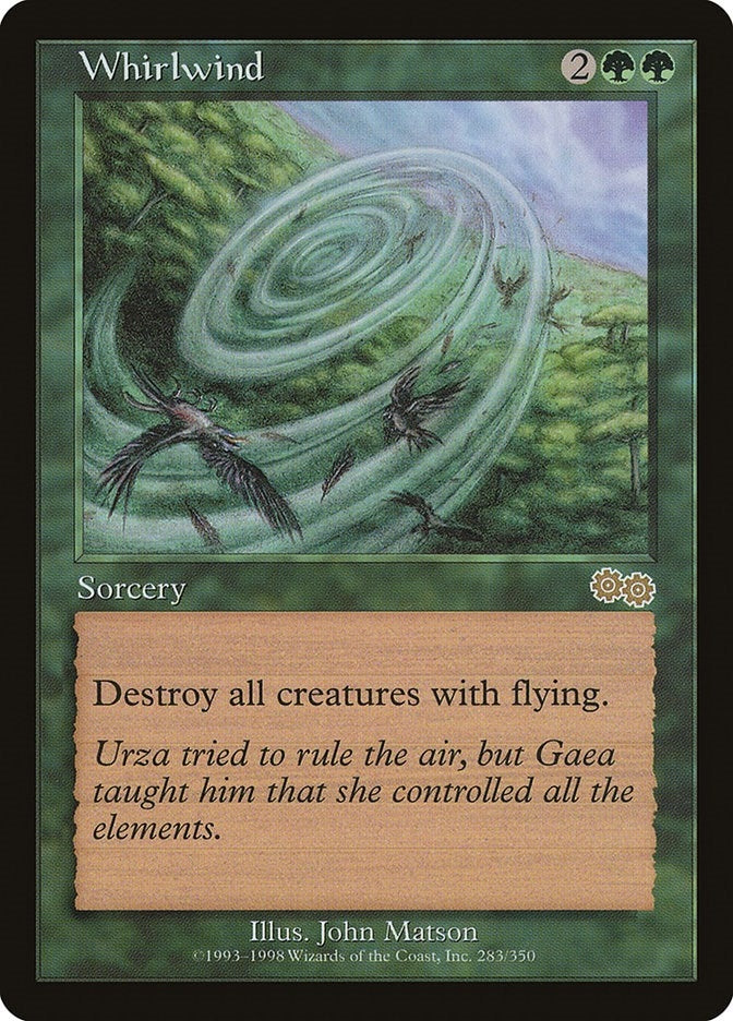 Image for Whirlwind (283) [Urza's Saga] - Magic: The Gathering