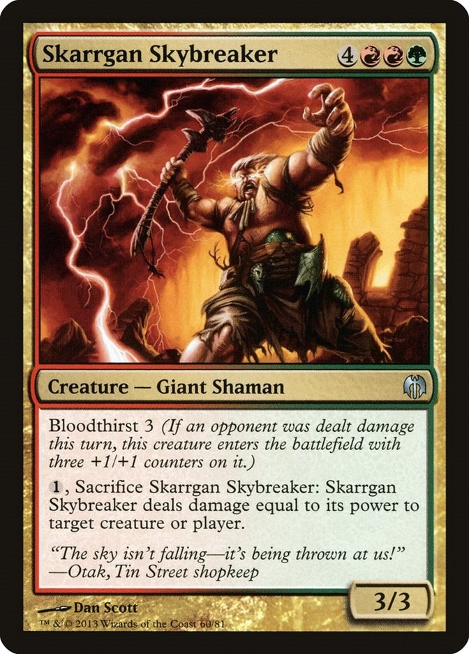 Image for Skarrgan Skybreaker (60) [Heroes vs. Monsters] - Magic: The Gathering