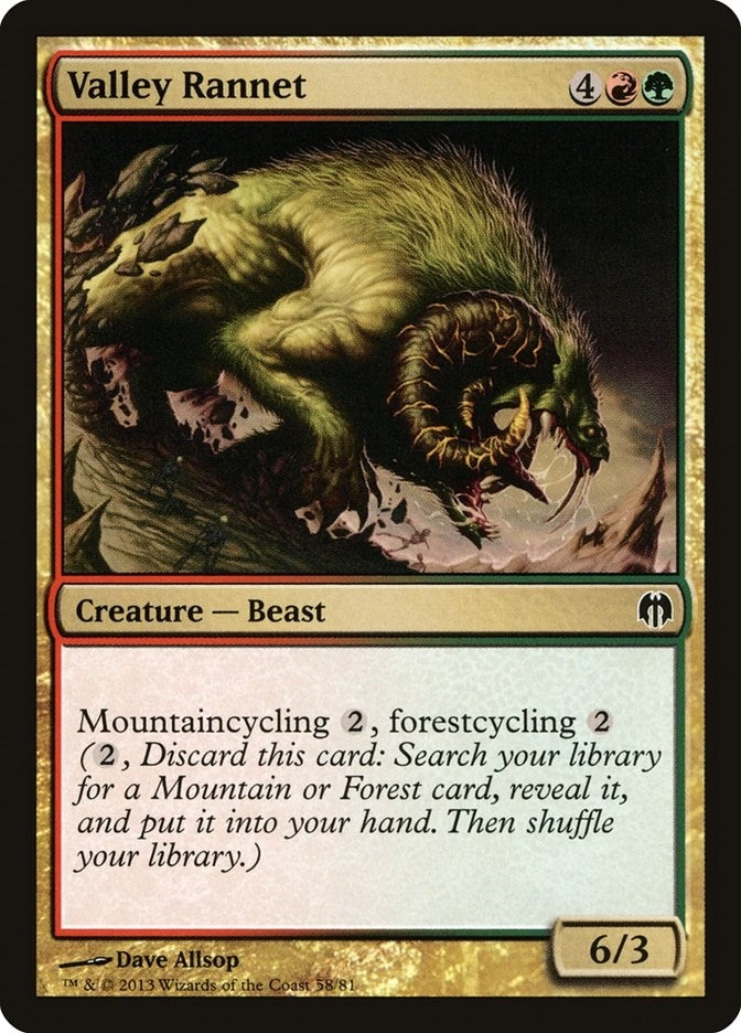 Image for Valley Rannet (58) [Heroes vs. Monsters] - Magic: The Gathering