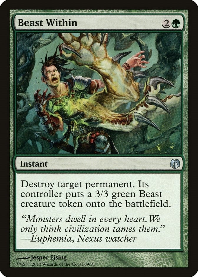 Image for Beast Within (69) [Heroes vs. Monsters] - Magic: The Gathering