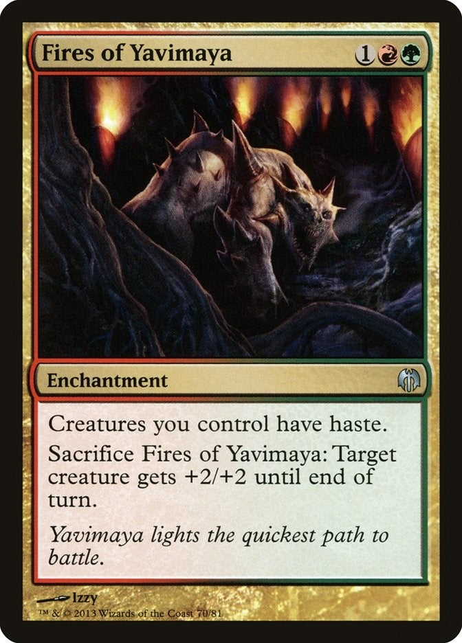 Image for Fires of Yavimaya (70) [Heroes vs. Monsters] - Magic: The Gathering