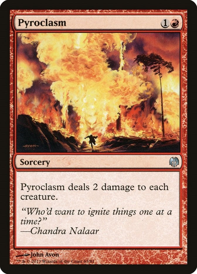 Image for Pyroclasm (63) [Heroes vs. Monsters] - Magic: The Gathering