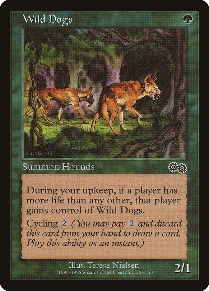 Image for Wild Dogs (284) [Urza's Saga] - Magic: The Gathering