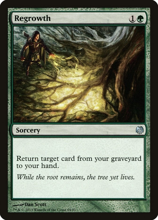 Image for Regrowth (64) [Heroes vs. Monsters] - Magic: The Gathering