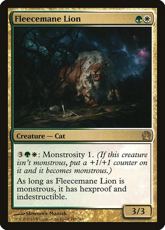 Image for Fleecemane Lion (193) [Theros] - Magic: The Gathering