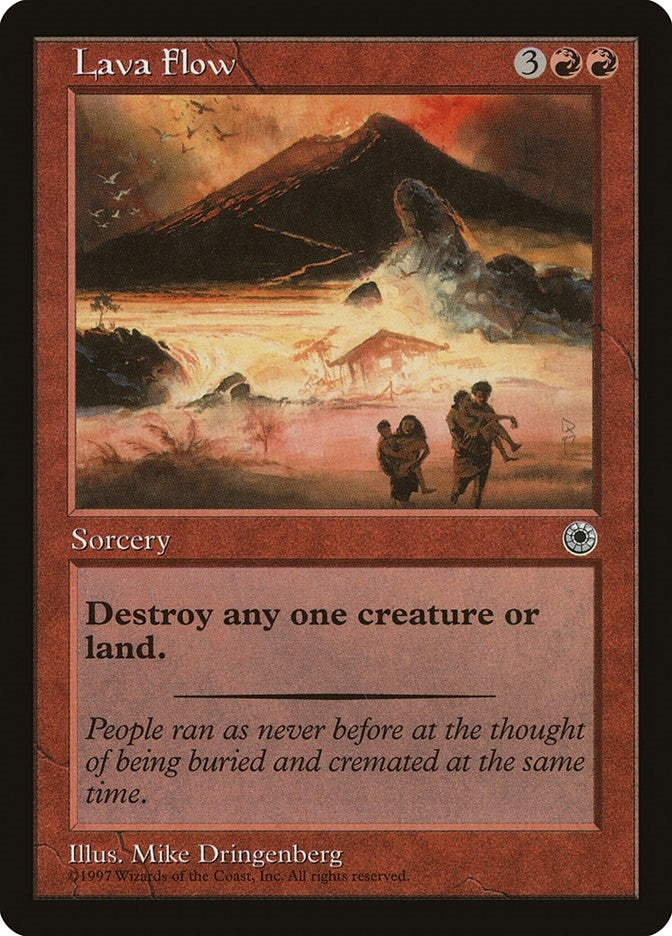 Image for Lava Flow [Portal] - Magic: The Gathering