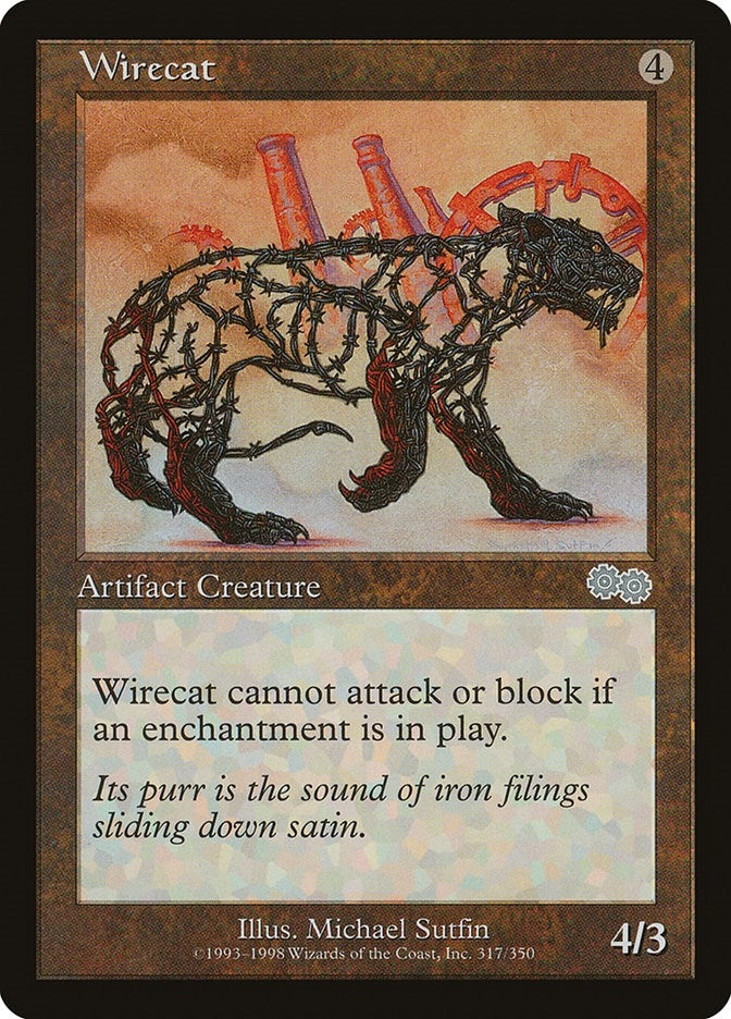 Image for Wirecat (317) [Urza's Saga] - Magic: The Gathering
