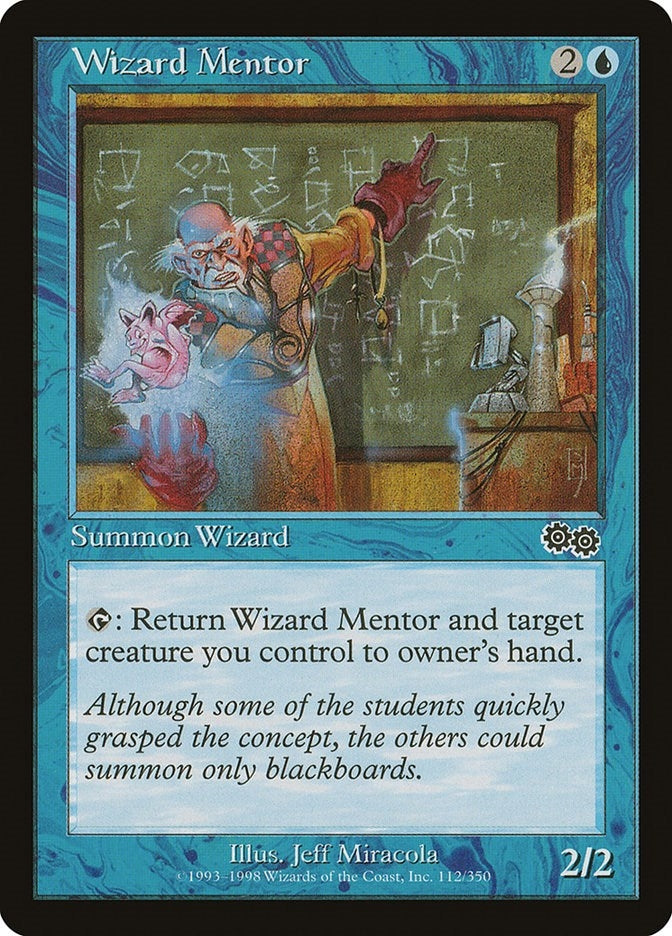 Image for Wizard Mentor (112) [Urza's Saga] - Magic: The Gathering