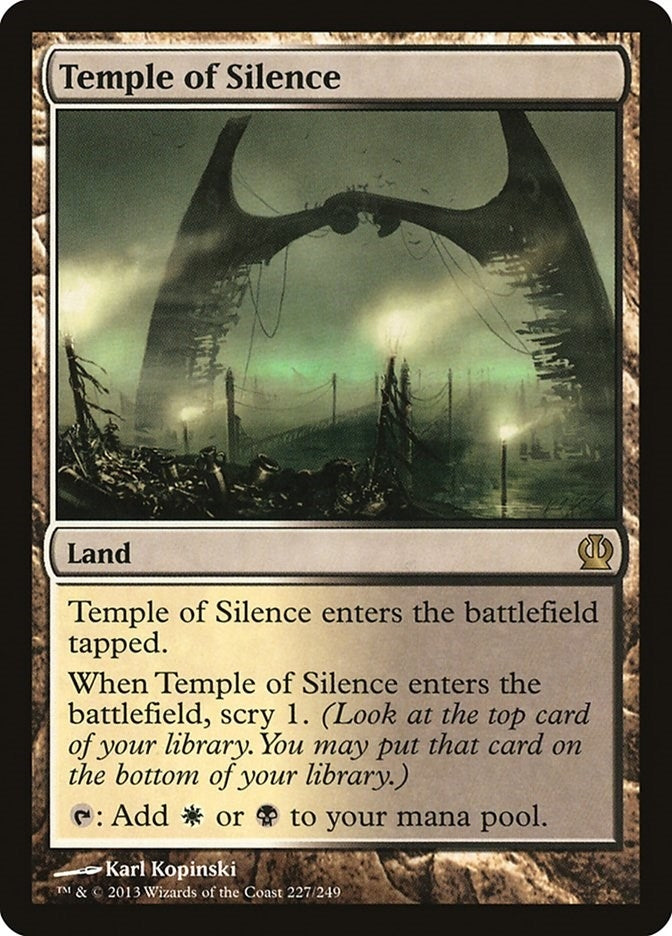 Image for Temple of Silence (227) [Theros] - Magic: The Gathering