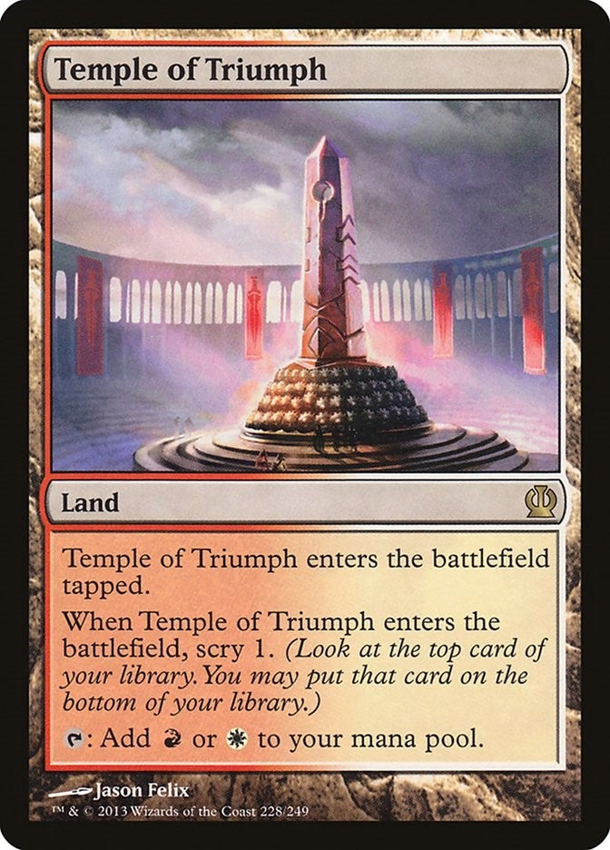 Image for Temple of Triumph (228) [Theros] - Magic: The Gathering