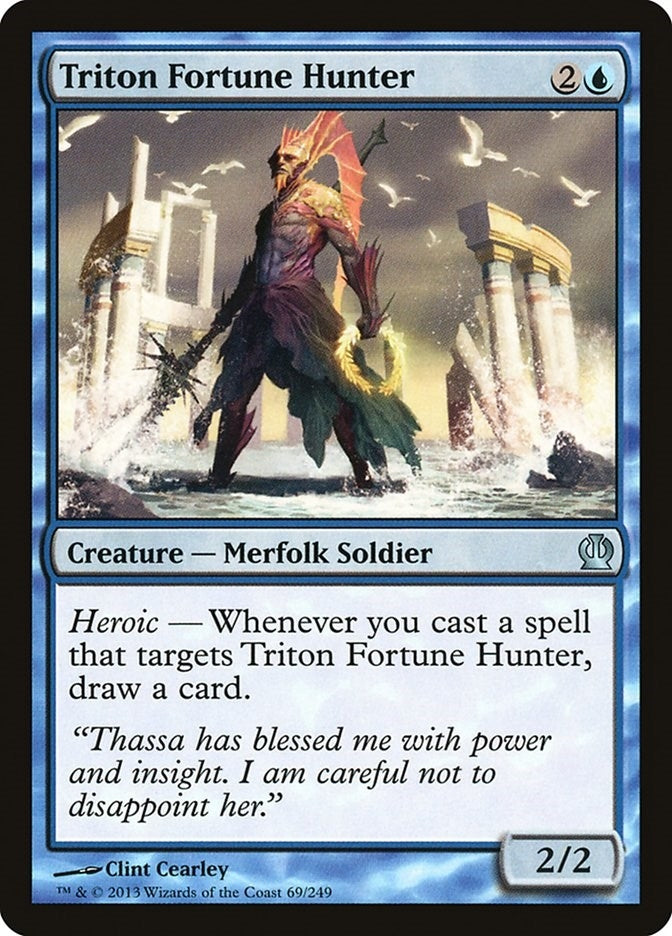 Image for Triton Fortune Hunter (69) [Theros] - Magic: The Gathering