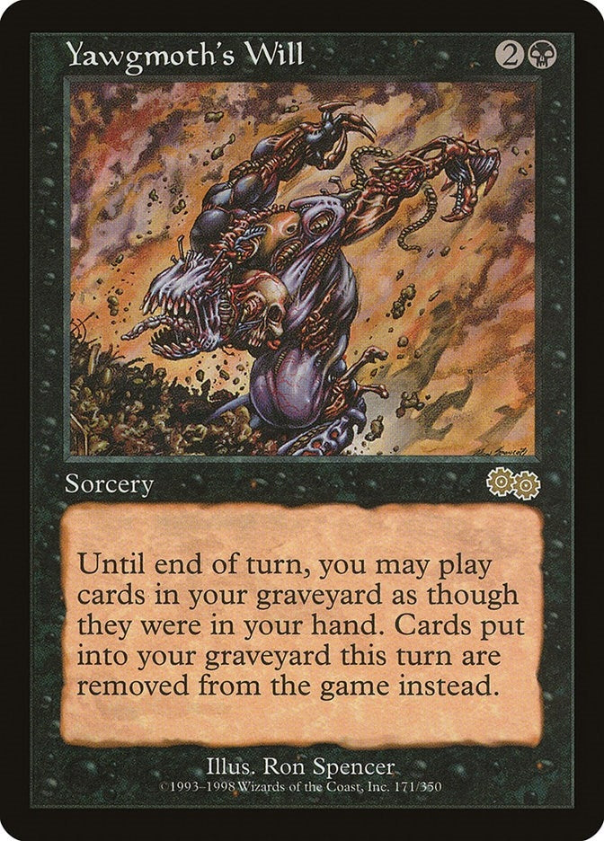 Image for Yawgmoth's Will (171) [Urza's Saga] - Magic: The Gathering