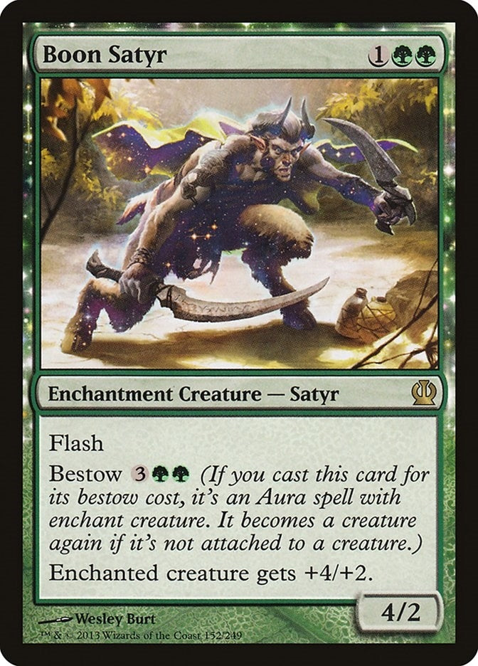 Image for Boon Satyr (152) [Theros] - Magic: The Gathering
