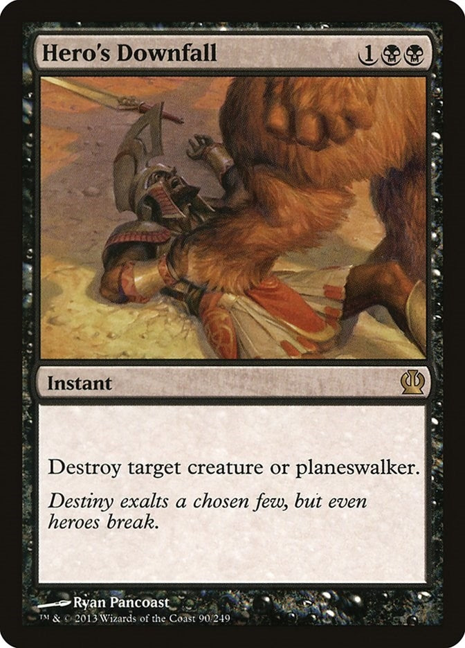 Image for Hero's Downfall (90) [Theros] - Magic: The Gathering