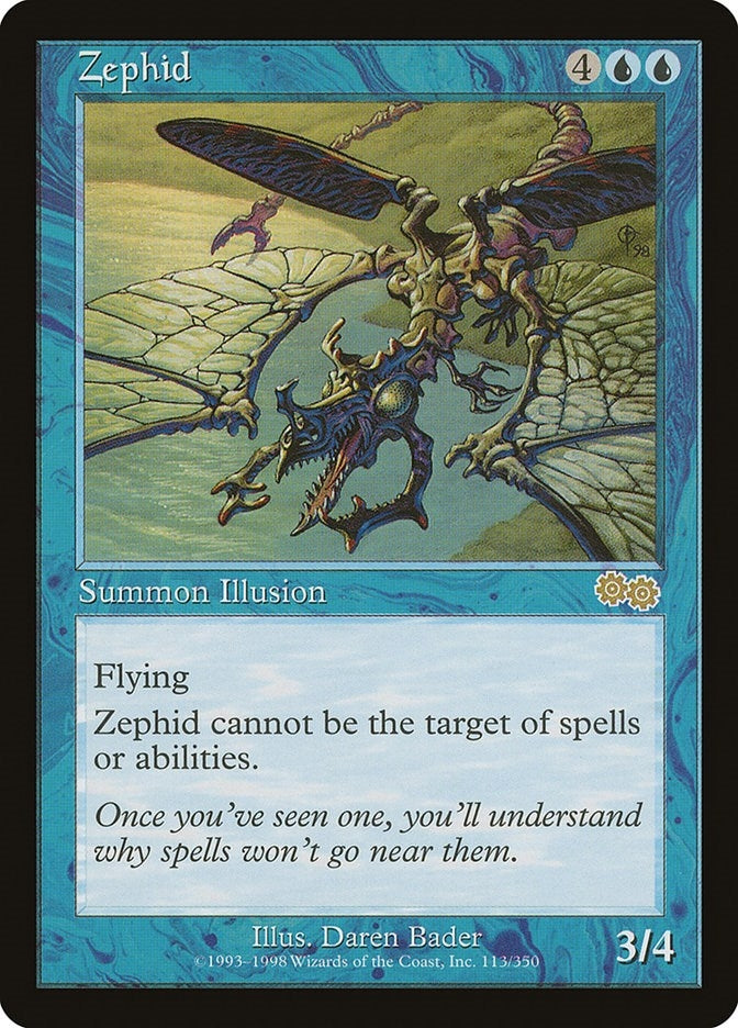 Image for Zephid (113) [Urza's Saga] - Magic: The Gathering