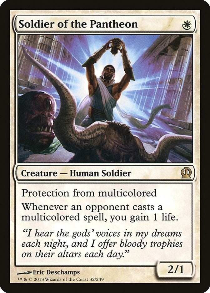 Image for Soldier of the Pantheon (32) [Theros] - Magic: The Gathering