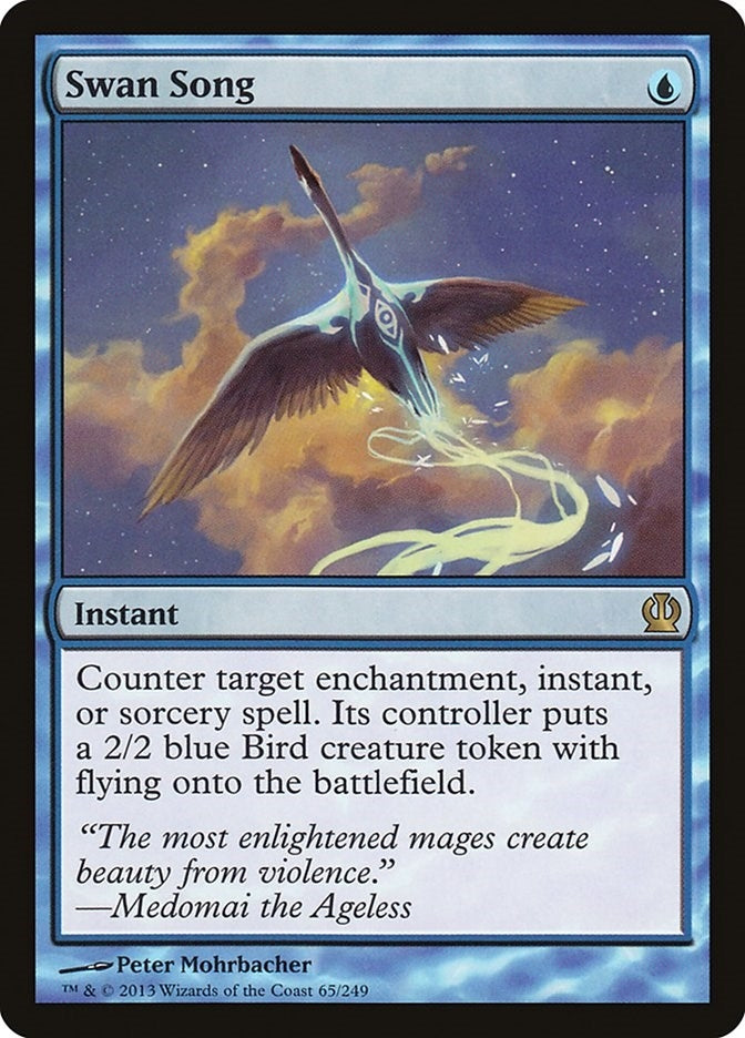 Image for Swan Song (65) [Theros] - Magic: The Gathering