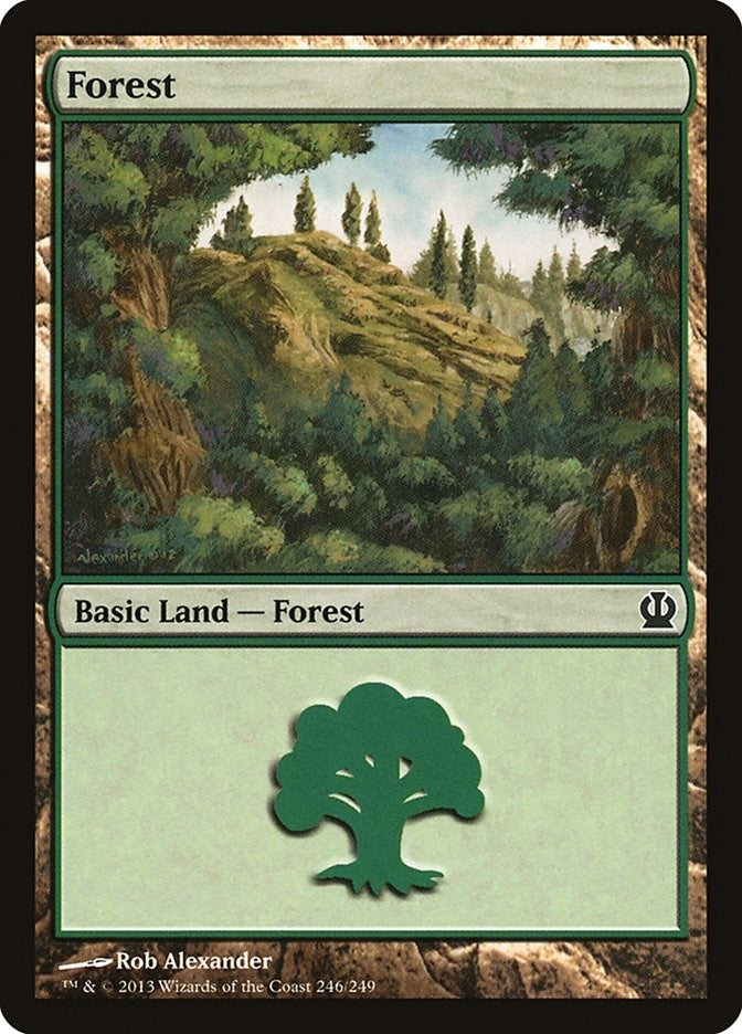 Image for Forest (246) (246) [Theros] - Magic: The Gathering