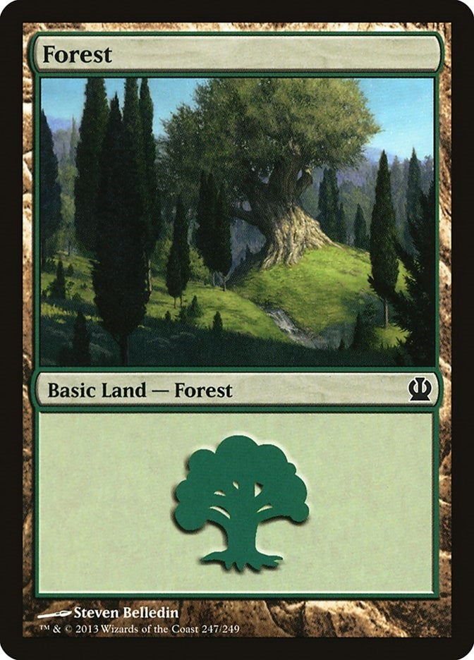 Image for Forest (247) (247) [Theros] - Magic: The Gathering