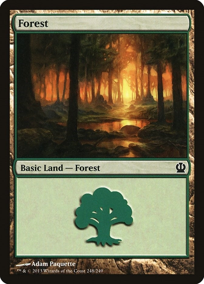 Image for Forest (248) (248) [Theros] - Magic: The Gathering
