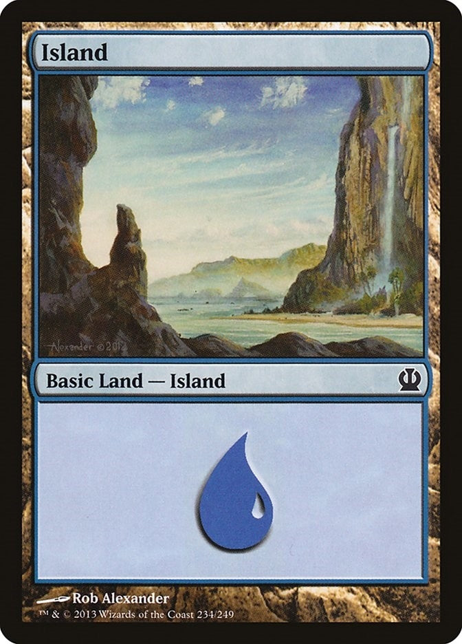 Image for Island (234) (234) [Theros] - Magic: The Gathering