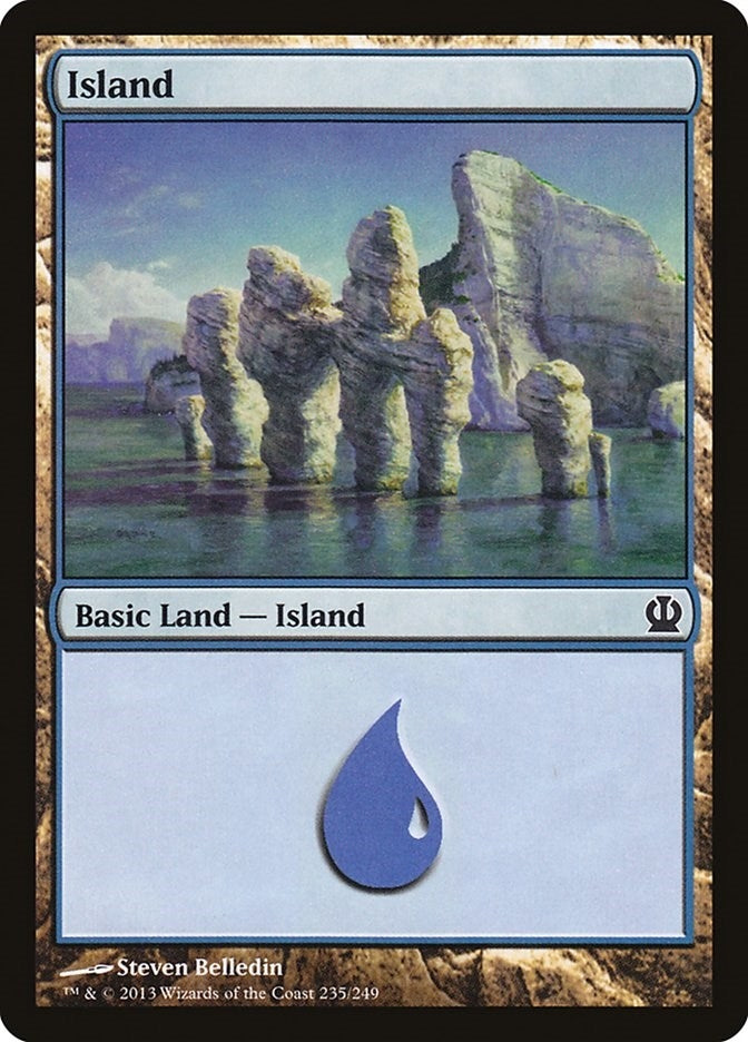 Image for Island (235) (235) [Theros] - Magic: The Gathering