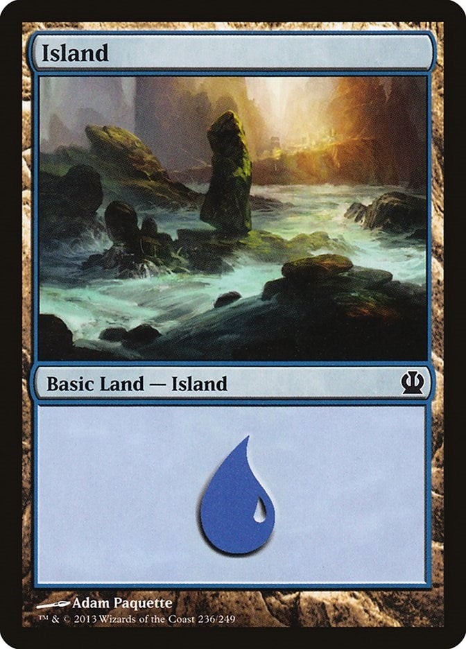 Image for Island (236) (236) [Theros] - Magic: The Gathering