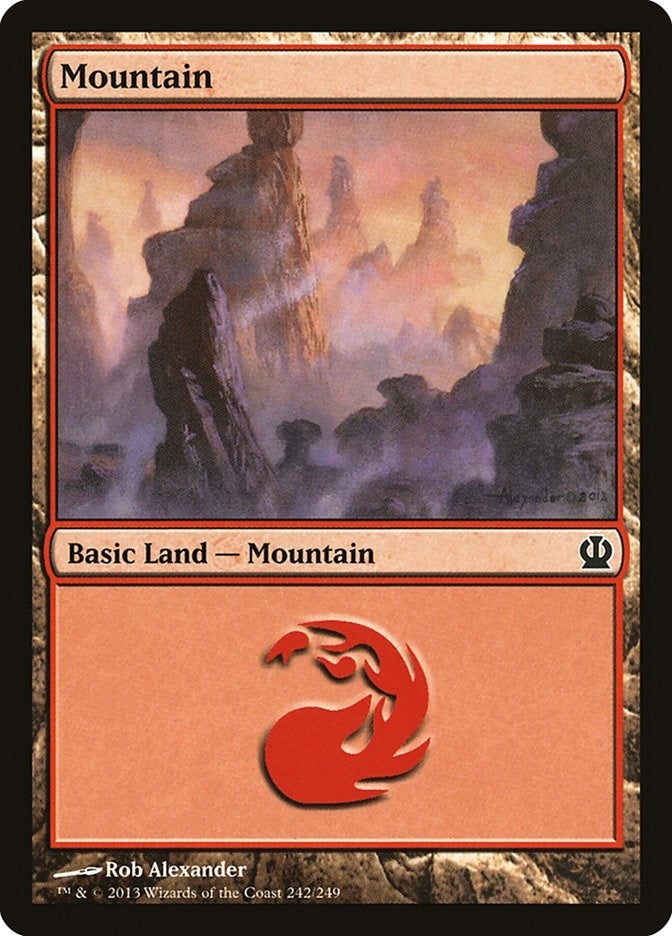 Image for Mountain (242) (242) [Theros] - Magic: The Gathering