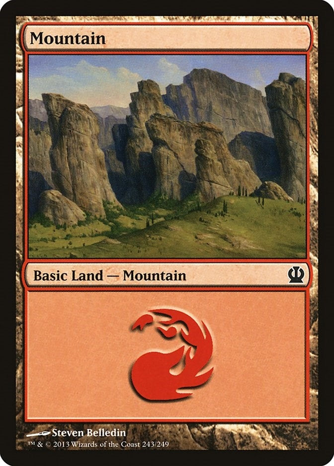 Image for Mountain (243) (243) [Theros] - Magic: The Gathering