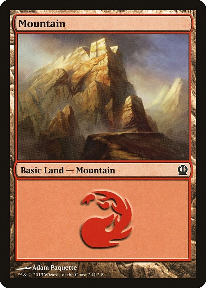 Image for Mountain (244) (244) [Theros] - Magic: The Gathering